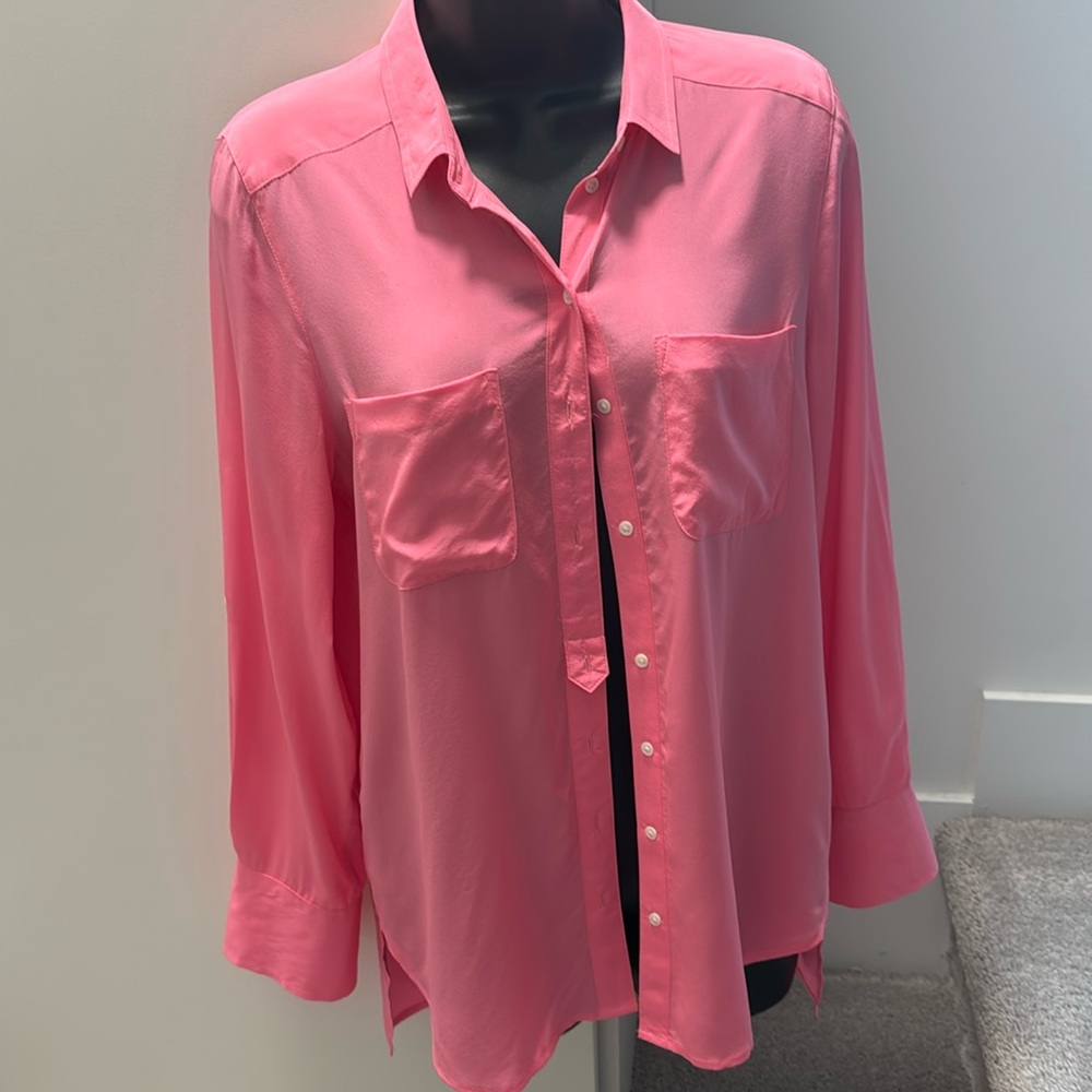 Woman’s vibrant Silk blouse